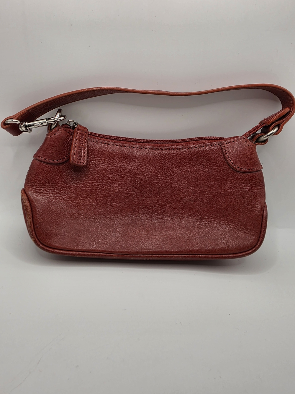 Vintage Wilsons Leather Pelle Studio Orange Red Italian Leather Shoulder Bag